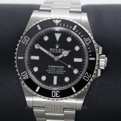 Rolex Submariner No Date Ref 124060 Steel Black Dial